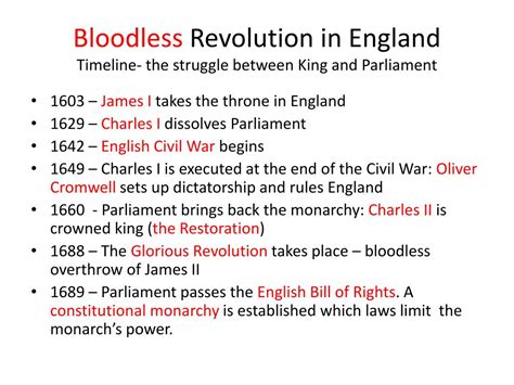  The Glorious Revolution: A Turning Point for English Monarchy and the Rise of Parliament